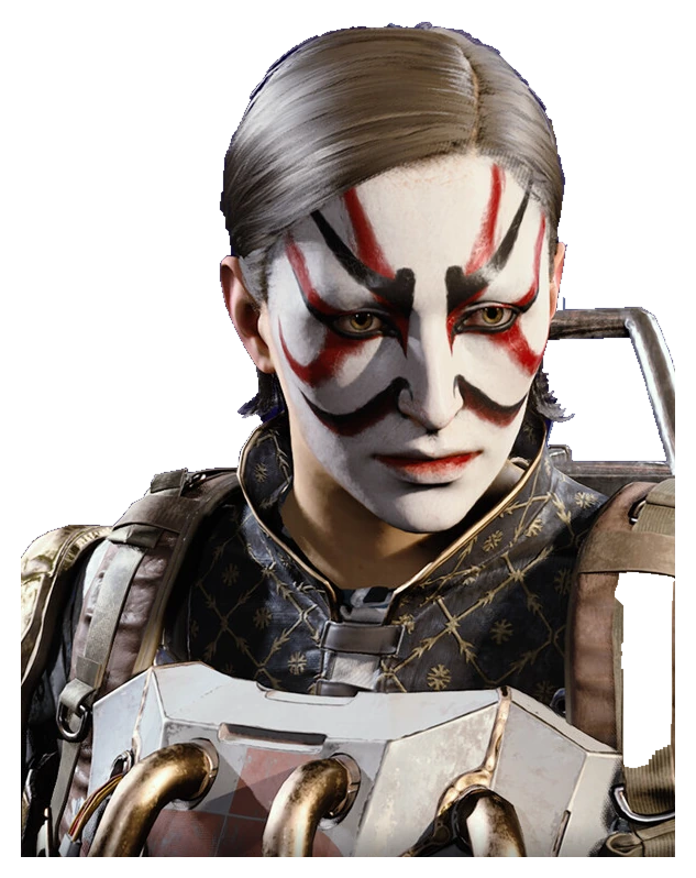 Kabuki face paint