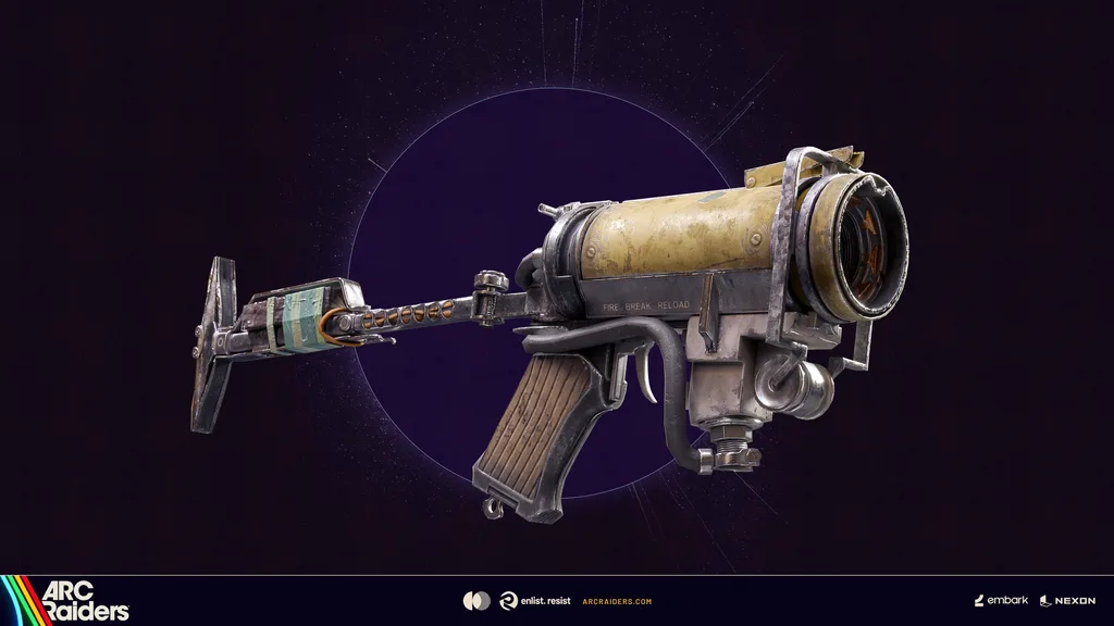 ARC Raiders Rascal lightweight grenade launcher screenshot from Embark Studios
