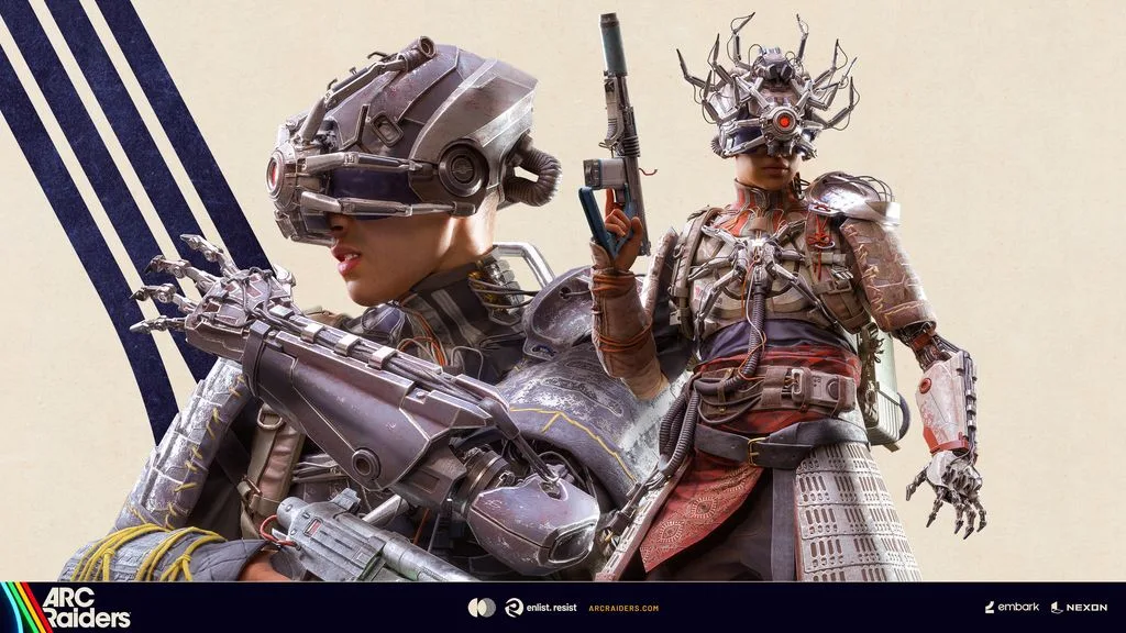 ARC Raiders Tick Hunter Set cosmetic bundle showing the outfit, Field Telephone backpack and Tick Trophy charm