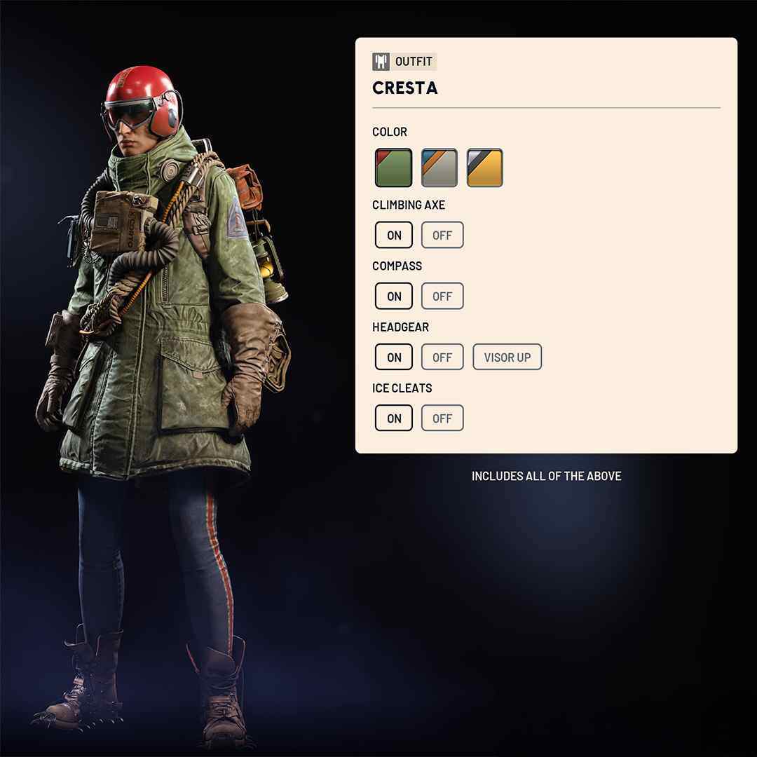 Cresta wilderness outfit