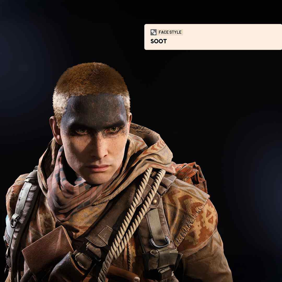 Soot facial cosmetic